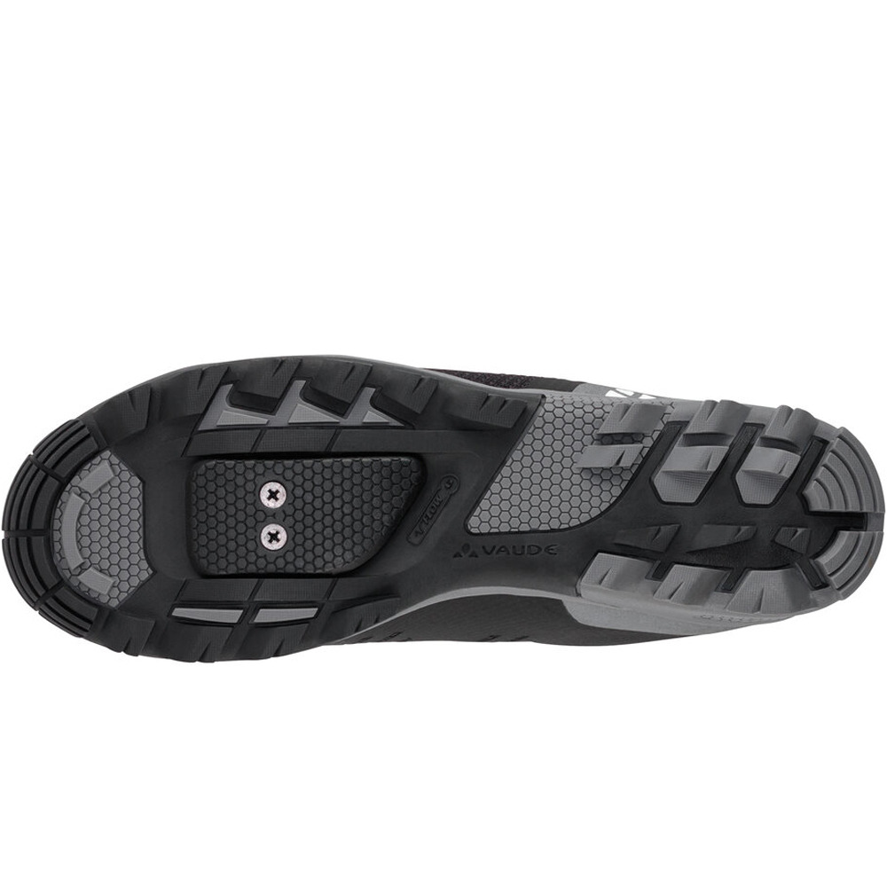 Vaude zapatillas mtb DOWNIEVILLE TECH II NEGRO vista superior