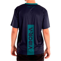 Vibora camiseta tenis manga corta hombre YARARA RADICAL AZUL vista trasera
