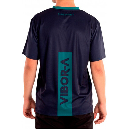 Vibora camiseta tenis manga corta hombre YARARA RADICAL AZUL