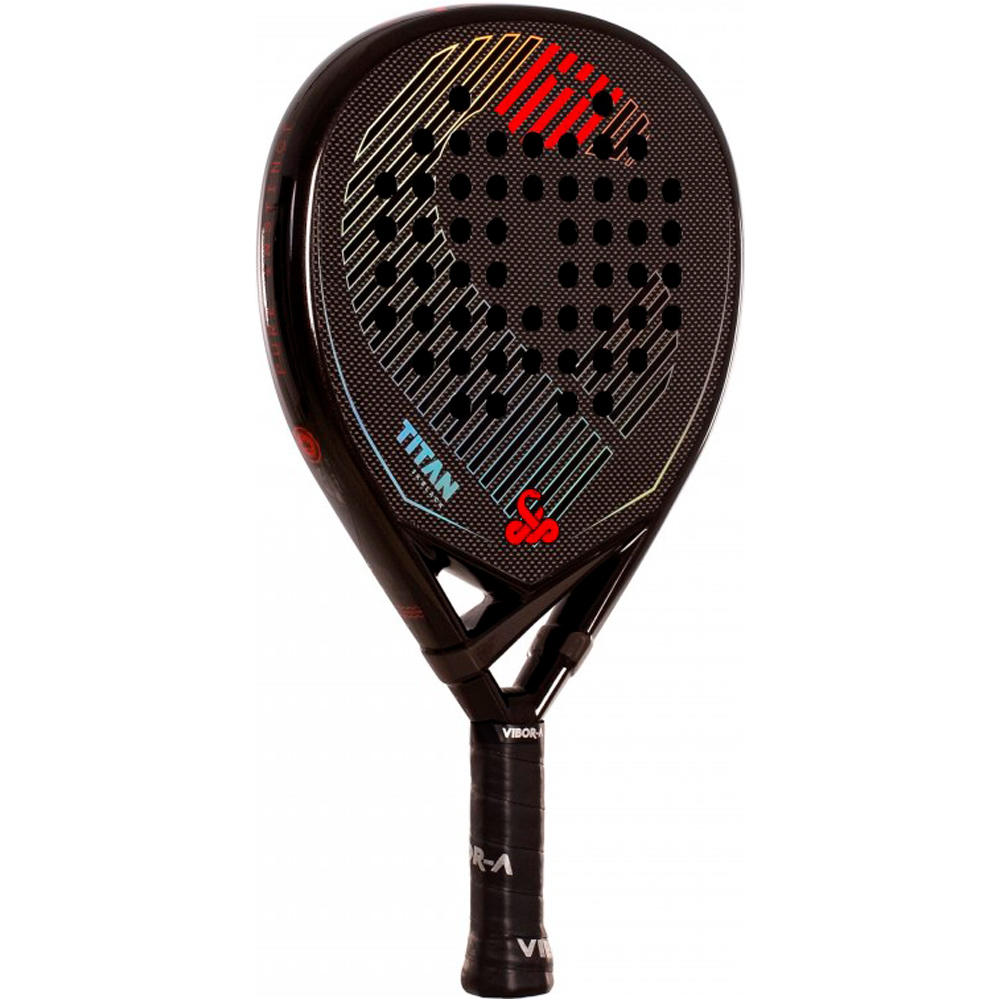 Vibora pala pádel adulto TITAN 3K NEGRO 01