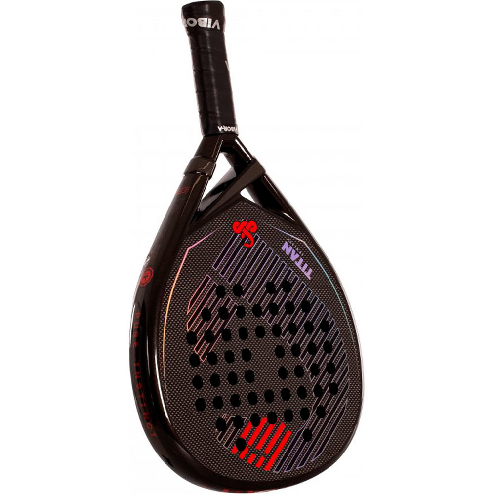 Vibora pala pádel adulto TITAN 3K NEGRO 03