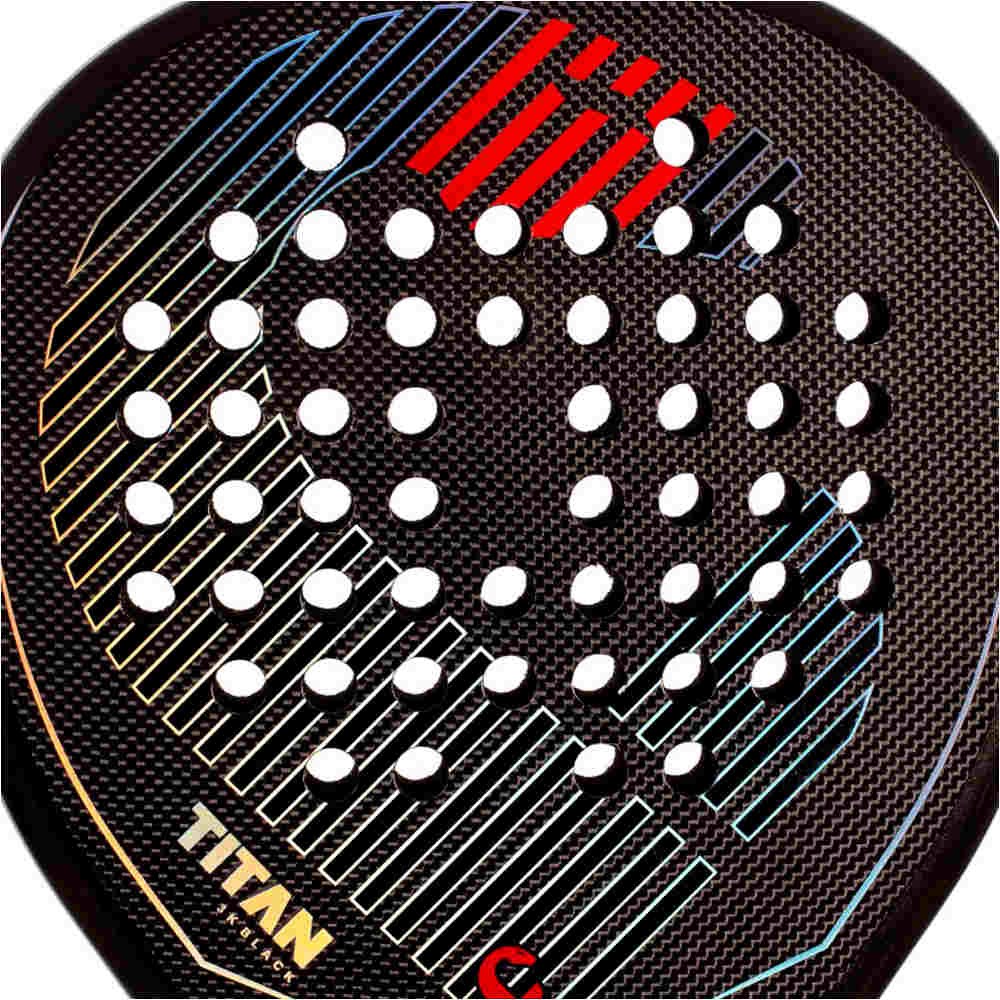 Vibora pala pádel adulto TITAN 3K NEGRO 05