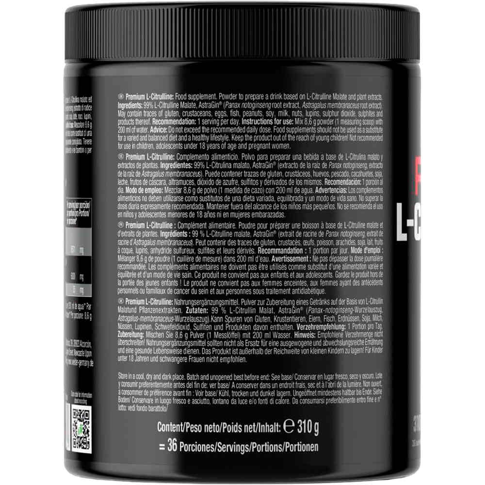 Weider Aminoacidos PREMIUM L-CITRULLIINE MALATE + ASTRAGIN  01