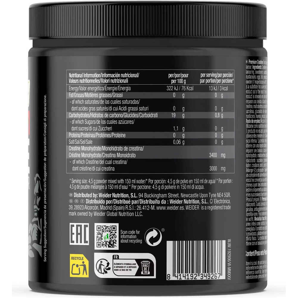 Weider Creatinas PREMIUM PURECREATINE (CREAPURE)  02