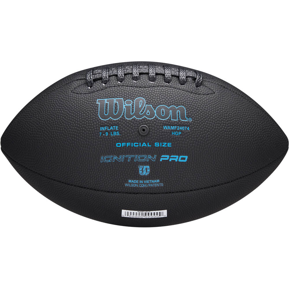 Wilson balón de rugby NFL IGNITION PRO ECO BLACK OF NEGRO 01