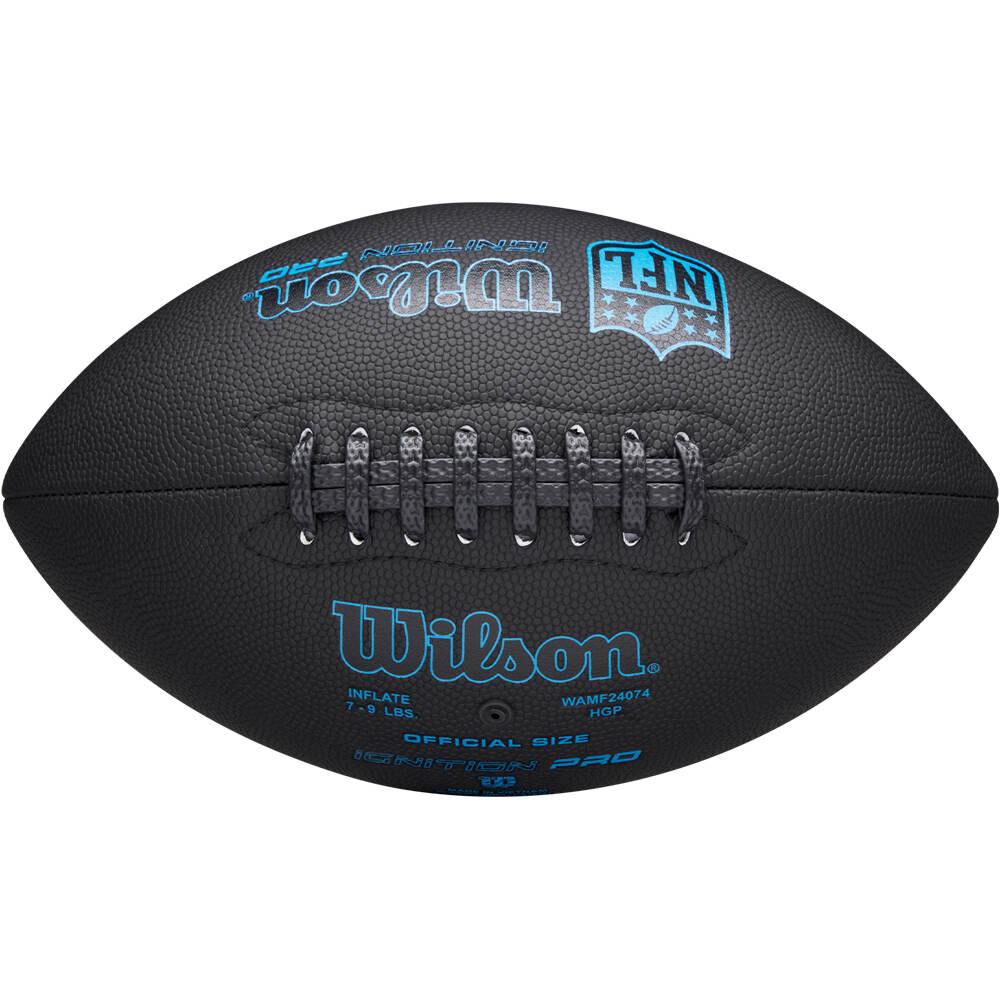 Wilson balón de rugby NFL IGNITION PRO ECO BLACK OF NEGRO 02