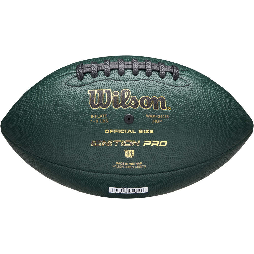 Wilson balón de rugby NFL IGNITION PRO ECO GREEN OF VERDE 01