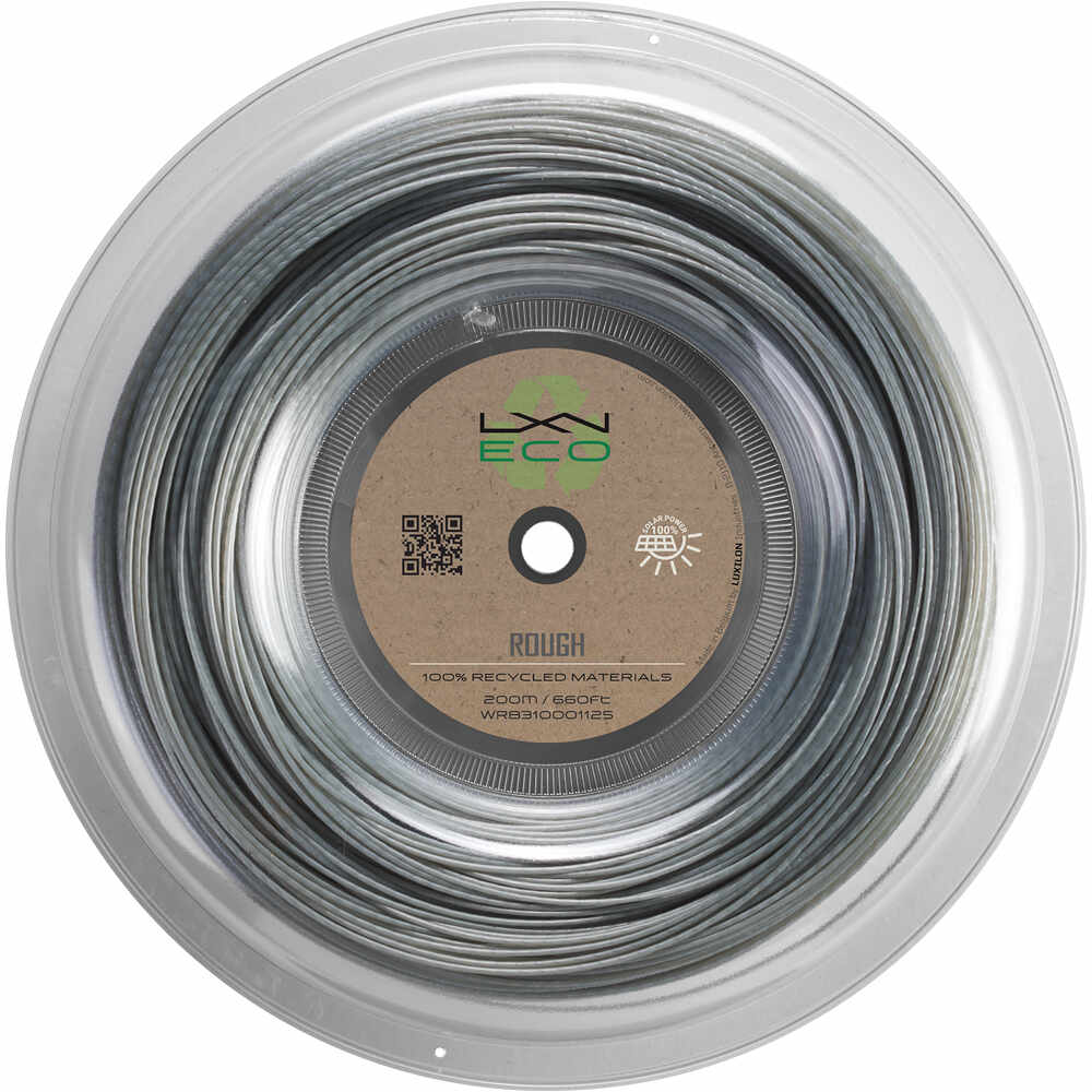Wilson cordaje tenis LXN ECO ROUGH 125 REEL  vista frontal