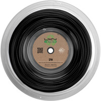 Wilson cordaje tenis LXN ECO SPIN 125 REEL NEGRO vista frontal