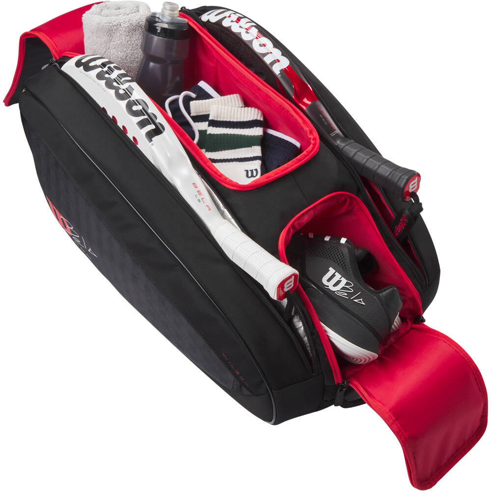 Wilson raquetero pádel BELA V3 PADEL RACKET BAG NEGRO 02