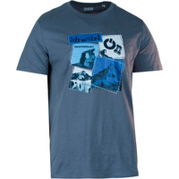 Wop camiseta manga corta mujer ADVENTURE AZUL vista frontal
