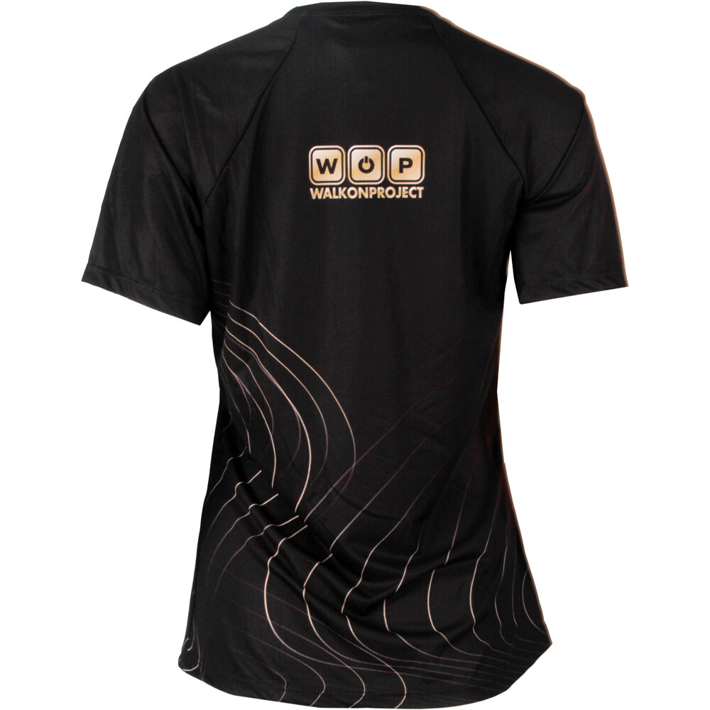Wop camiseta manga corta mujer CHALLENGE 22 NEGRO vista trasera