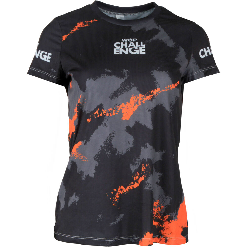 Wop camiseta manga corta mujer CHALLENGE 25 GRIS vista frontal