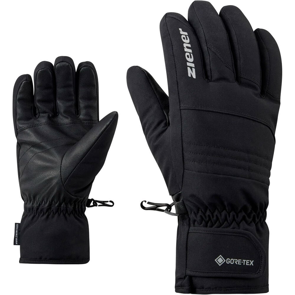 Ziener guantes esquí hombre GONNIUS-Z GTX glove man black NEGRO vista detalle