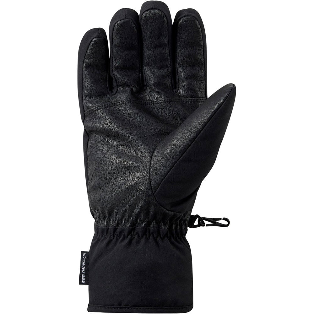 Ziener guantes esquí hombre GONNIUS-Z GTX glove man black NEGRO vista trasera