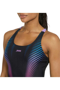 Zoggs bañador natación mujer POWERBACK E+ NEGRO 04