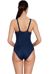 Zoggs bañador natación mujer SYDNEY U BACK AZUL vista trasera