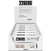 226ers barritas energéticas CAJANEO BAR PROTEIN 50g COCONUT & CHOCOLATE vista frontal