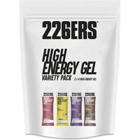 226ers energía instantánea CAJA HIGH ENERGY GEL 76g MIXED FLAVORS vista frontal