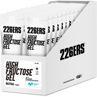 226ers energía instantánea CAJA HIGH FRUCTOSE GEL 80g NEUTRAL vista frontal