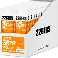 226ers energía instantánea CAJAHIGH ENERGY GEL 76g SALTY PEANUT & HONEY vista frontal