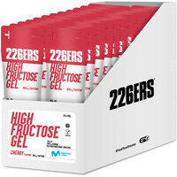 226ers energía instantánea CAJAHIGH FRUCTOSE GEL 80g CHERRY 160mg CAFFEINE vista frontal
