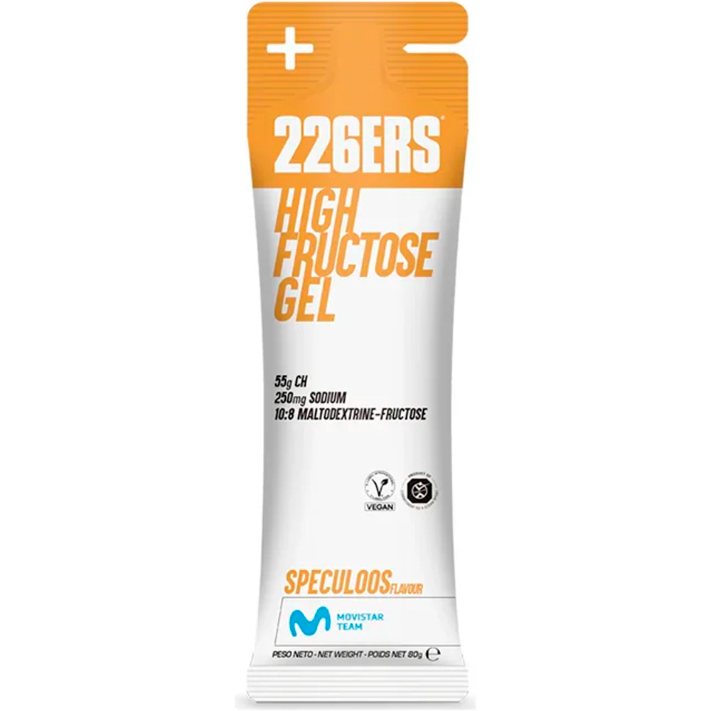 226ers energía instantánea CAJAHIGH FRUCTOSE GEL 80g SPECULOOS 01