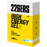226ers energía instantánea HIGH ENERGY GEL Pack 8x45g LEMON vista frontal
