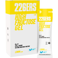 226ers energía instantánea HIGH FRUCTOSE GEL Pack 6x80g LEMON vista frontal