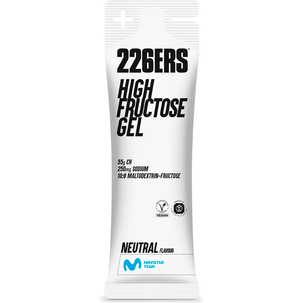 226ers energía instantánea HIGH FRUCTOSE GEL Pack 6x80g NEUTRAL 01