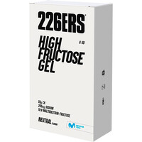226ers energía instantánea HIGH FRUCTOSE GEL Pack 6x80g NEUTRAL vista frontal