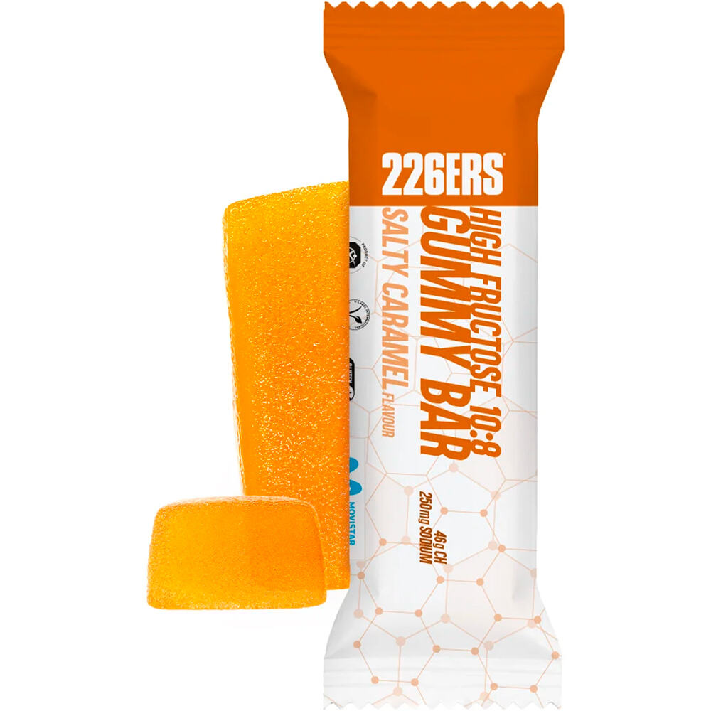 226ers Gelatinas HIGH FRUCTOSE GUMMY BAR 60g SALTY 250mg 01