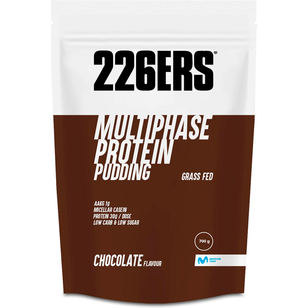 226ers hidratación MULTIPHASE PROTEIN PUDDING 700g CHOCOLATE vista frontal