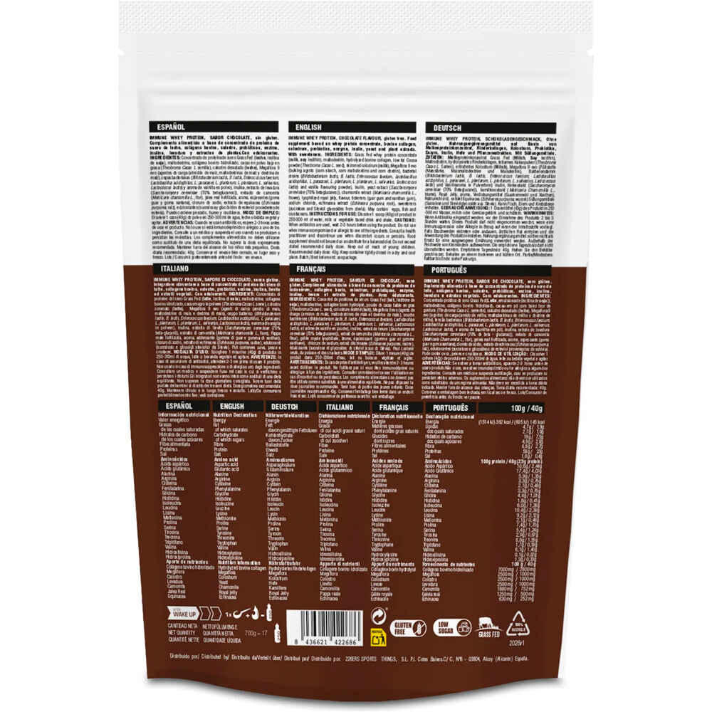 226ers proteínas IMMUNE WHEY PROTEIN 700g CHOCOLATE 01