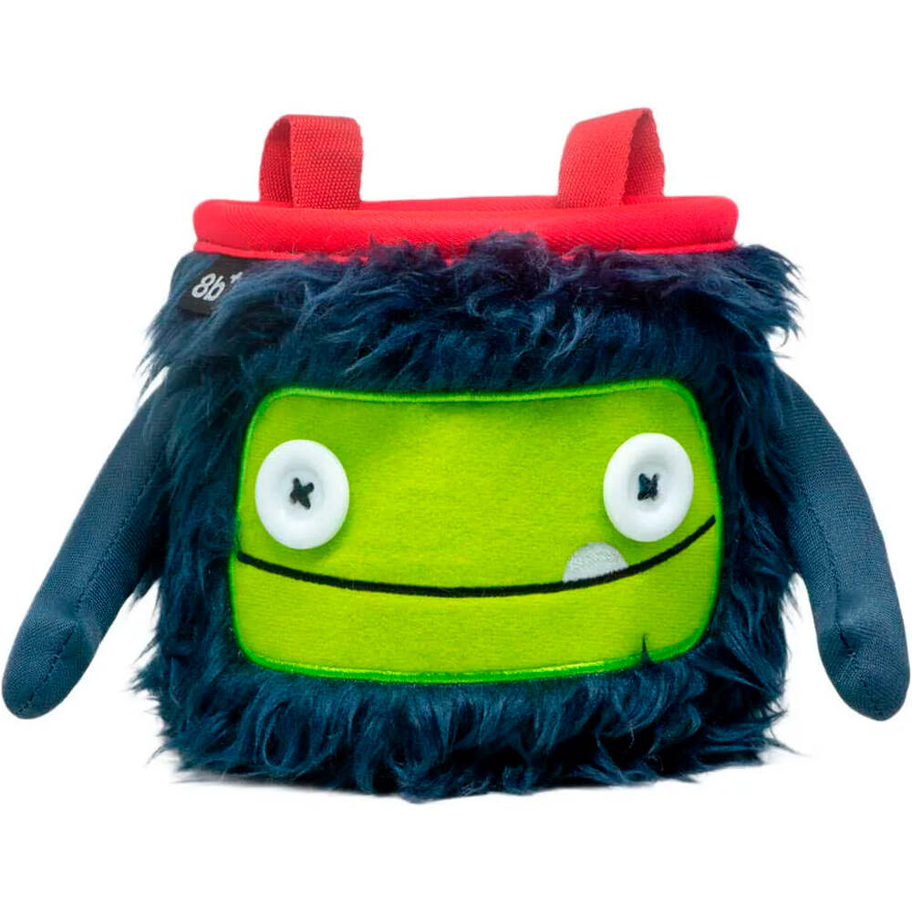 8b Plus saco magnesio Playful, Agile, Always climbing vista frontal