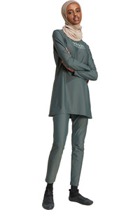 adidas bañador natación mujer Conjunto Padded Full-Cover Wear vista detalle