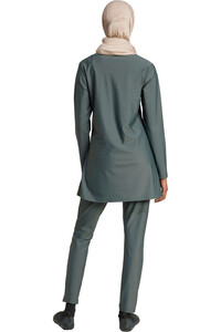 adidas bañador natación mujer Conjunto Padded Full-Cover Wear vista trasera