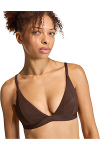 adidas bañador natación mujer ICONISEA RIBBED PADDED TRIANGLE vista detalle