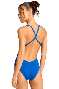 adidas bañador natación mujer TIRANTES FINOS CRUZADOS RIPSTREAM vista trasera