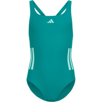 adidas bañador natación niña 3S BLD SWIMSUIT vista frontal