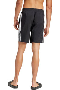 adidas bañador playa hombre 3S BLD SH 8IN vista trasera