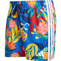 adidas bañador playa hombre ESTAMPADO 3 STRIPES  5 INCH 04