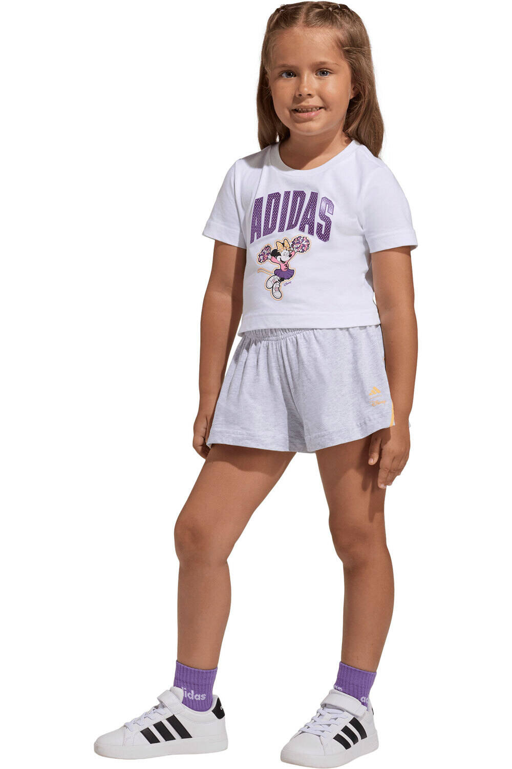 adidas bermuda junior niña ADIDAS DISNEY MINNIE MOUSE vista frontal