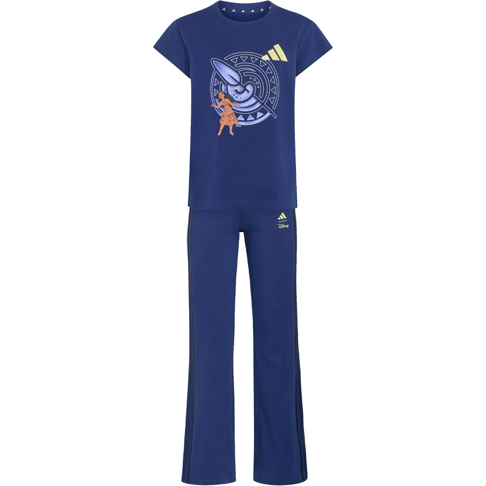 adidas bermuda junior niña CONJUNTO DE CAMISETA Y MALLAS DISNEY vista detalle