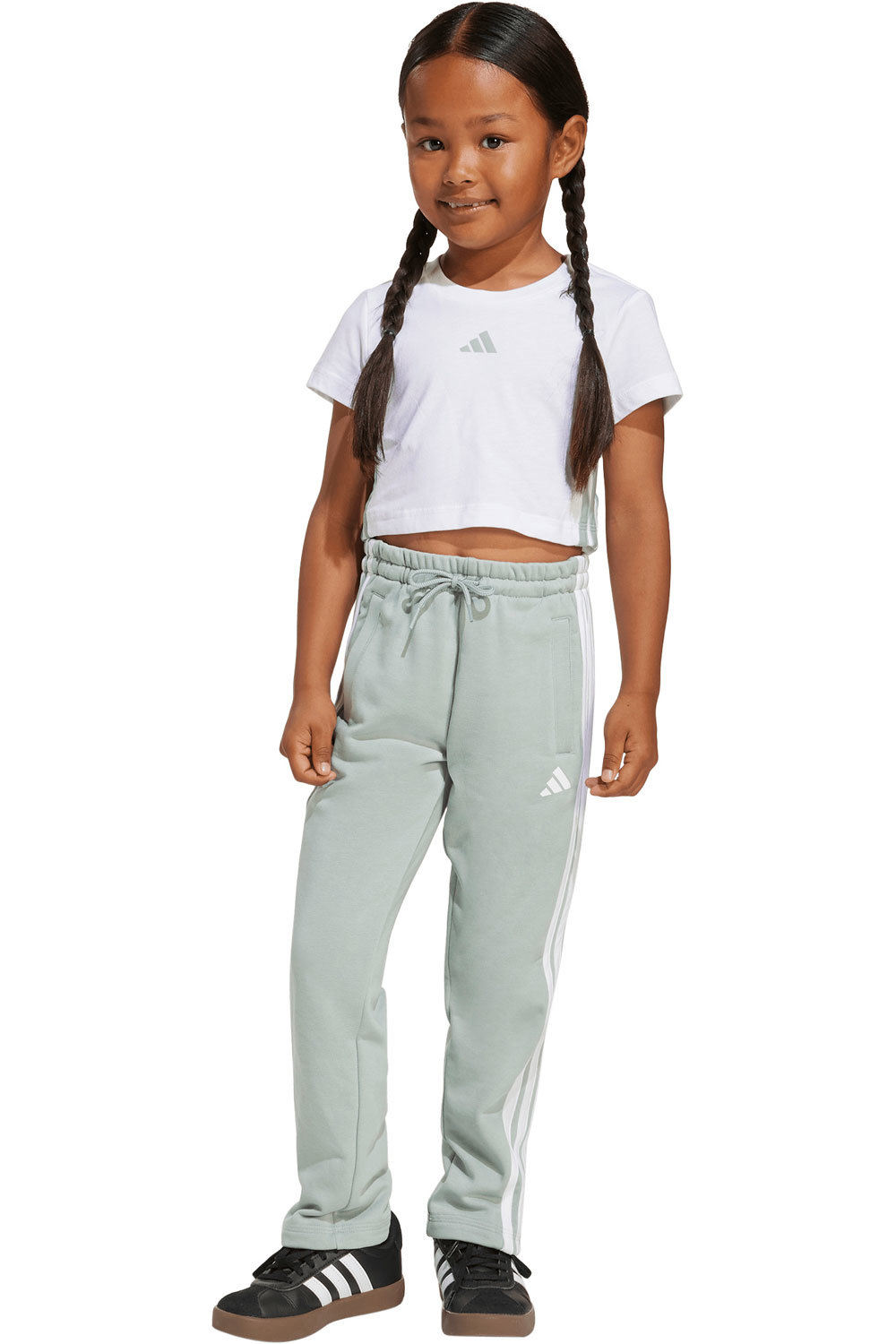 adidas bermuda junior niña ESSENTIALS vista frontal