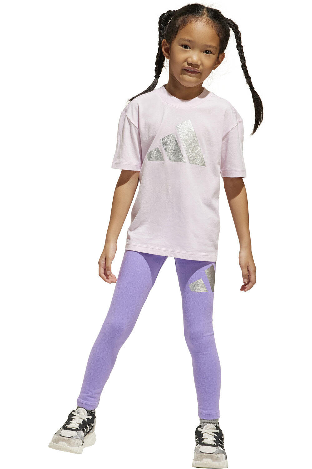 adidas bermuda junior niña LG GLAM SET vista frontal