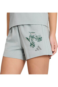 adidas bermuda mujer ESSENTIALS 3 STRIPES vista detalle