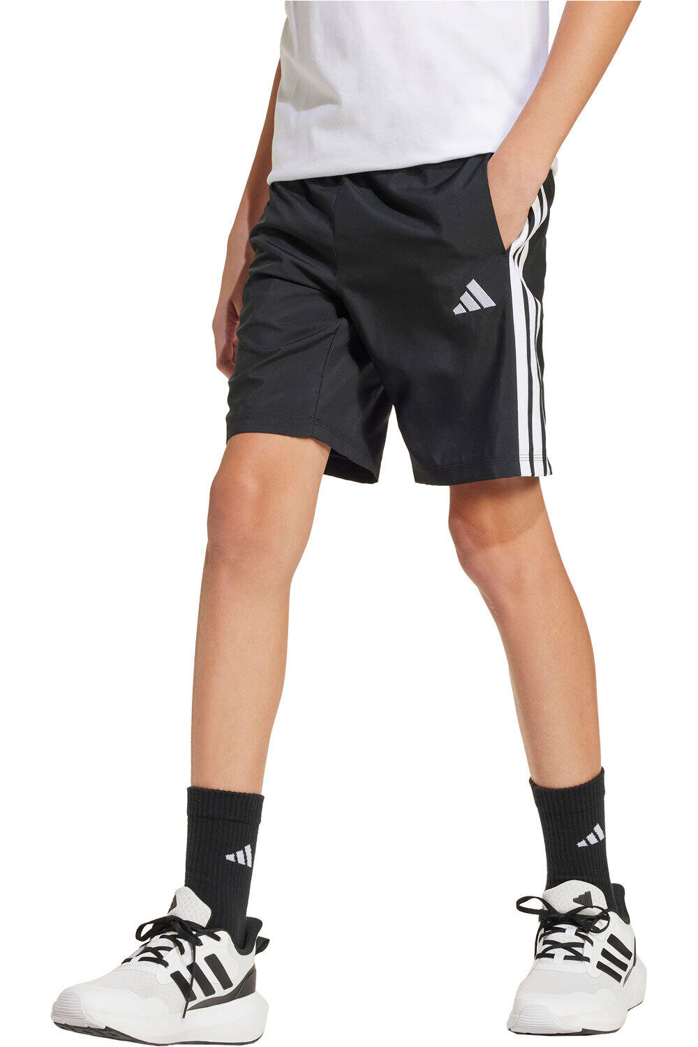 adidas bermuda niño J 3S WV SH vista frontal