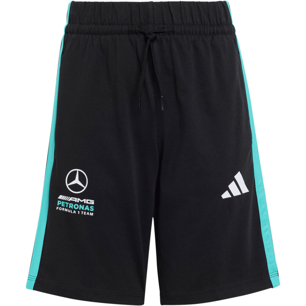 adidas bermuda niño MERCEDES-AMG PETRONAS FORMULA 1 DNA vista frontal