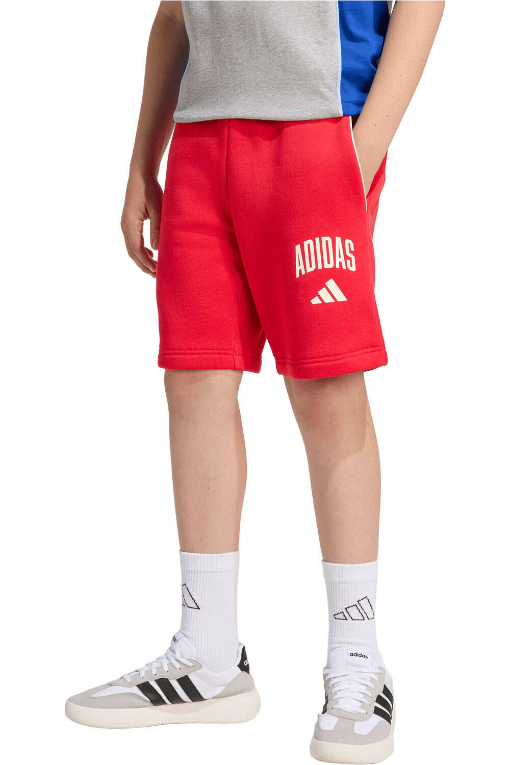 adidas bermuda niño SEASONALS COLLEGIATE vista frontal